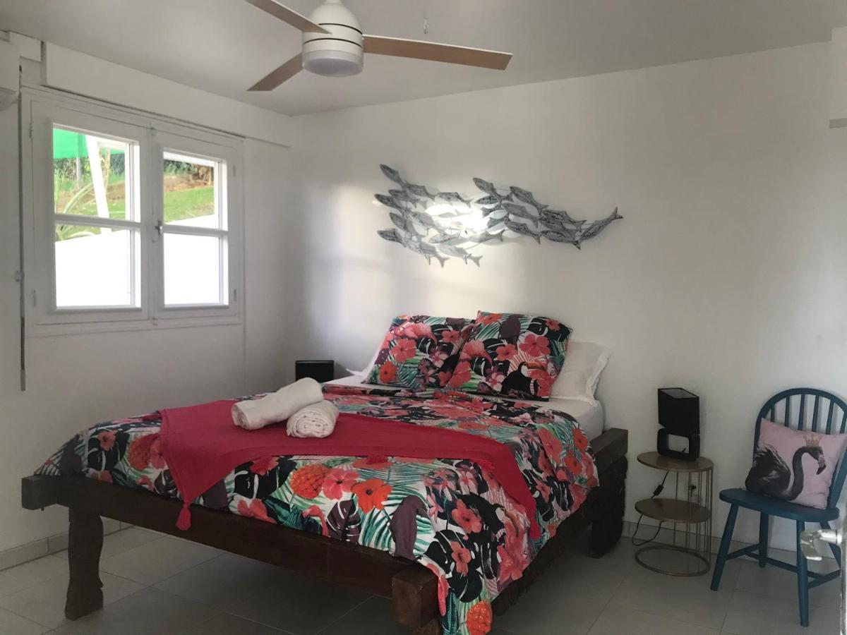 Appartement Prive Eco-Responsable, Vue Sur La Mer Des Caraibes Et Jardin Clos, Wifi, A 2Mn De La Plage Sainte-Luce Exterior foto